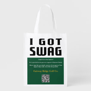 Funny I Got Swag Grocery Bag