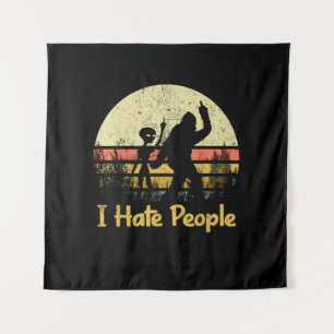 funny i hate people tapestry