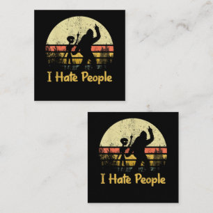 funny i hate people womens tshirts note card