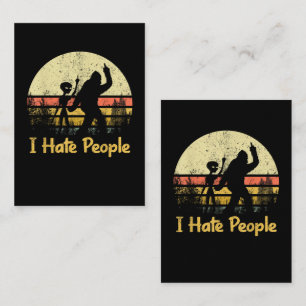 funny i hate people womens tshirts note card