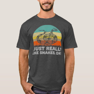 Funny I Just Really Like Snakes T-Shirt