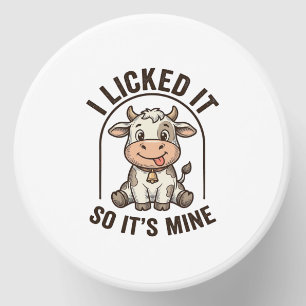 Funny I Licked It Cow Vintage Farm Shirt Design_1 Mini Candle Favors