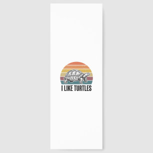 Funny I Like Turtles Vintage Engraving T-Shirt Des Bookmarks