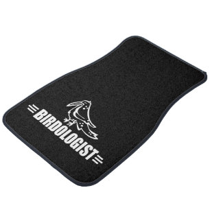 Funny I Love Birds Car Mat