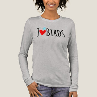 Funny I Love Birds Tri-Blend Shirt