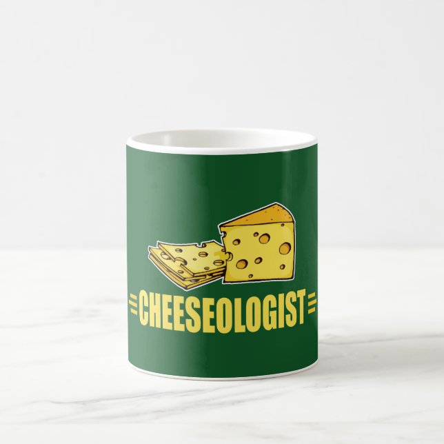 Funny I Love Cheese Coffee Mug (Center)