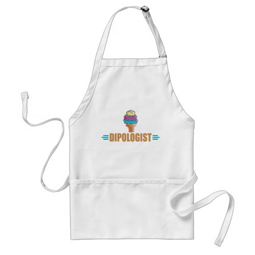 Funny I Love Ice Cream Adult Apron