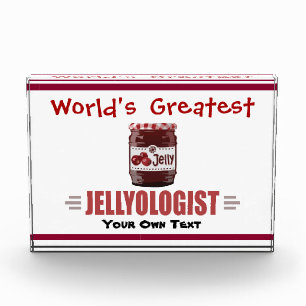 Funny I Love Jelly Acrylic Award