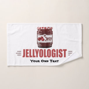 Funny I Love Jelly Hand Towel