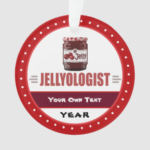 Funny I Love Jelly Ornament
