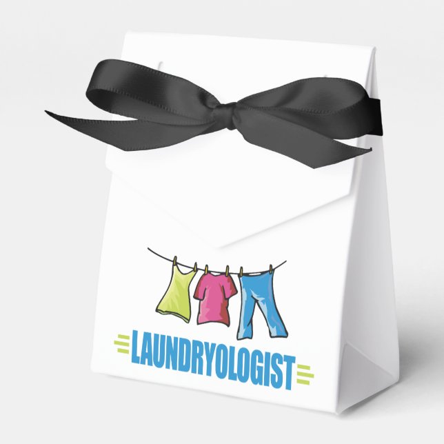Funny I Love Laundry Favor Boxes (Front Side)