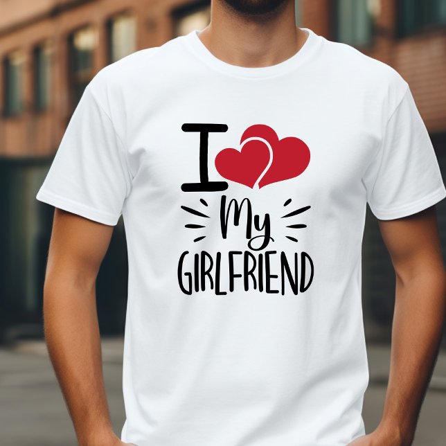 Funny I Love My Girlfriend Men's  T-Shirt (Creator Uploaded)