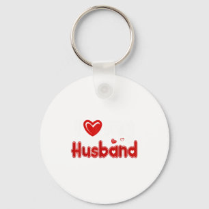 Funny I Love My Husband  Keychain