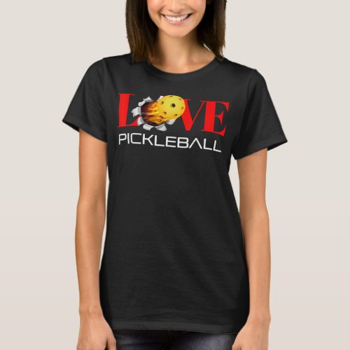 Funny I Love Pickleball 391 T_Shirt