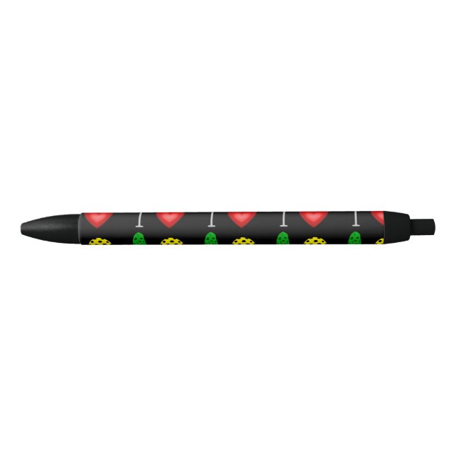 Funny I Love Pickleball Sports Art Graphic Pen (Front)