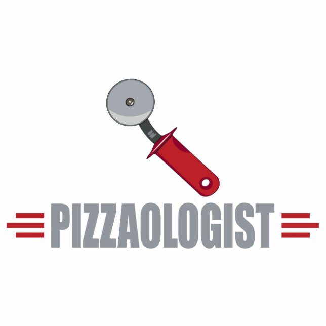 Funny I Love Pizza Cutout (Front)