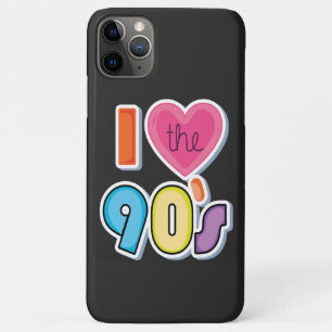 Funny I Love The 90's, 1990's Theme Party iPhone 11 Pro Max Case