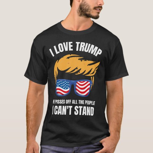 Funny I Love Trump T_Shirt