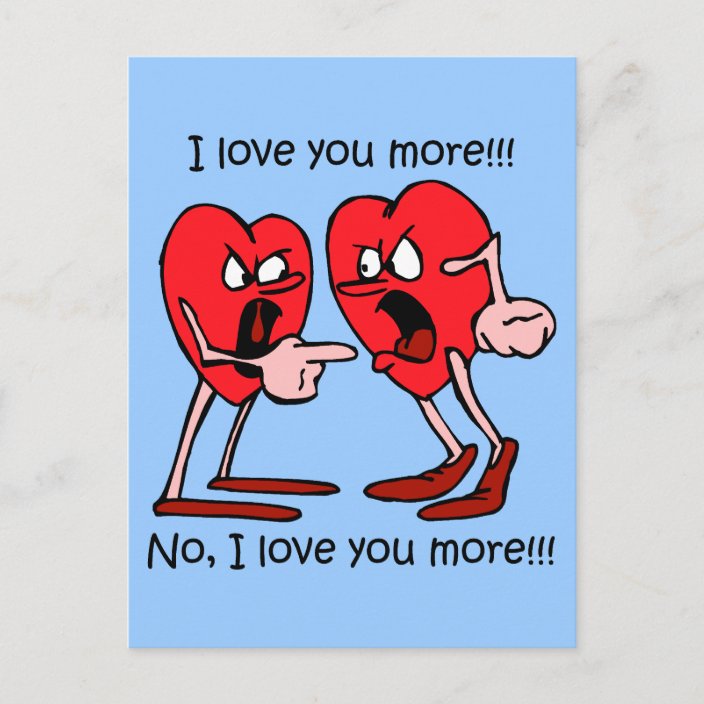 Funny I love you Postcard