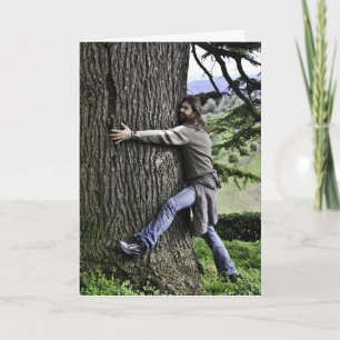 FUNNY I LOVE YOU, TREE HUGGER GREETING CARDS