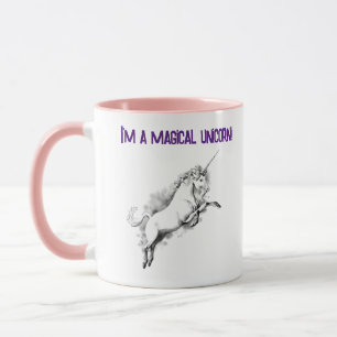 Funny I’m a Magical Unicorn Dorky Fantasy Cartoon Mug