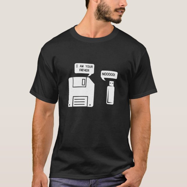 Funny I m Your Father USB Flash Drive Floppy Disk  T-Shirt (Front)