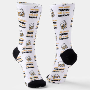 Funny I Make Whiskey Disappear Socks