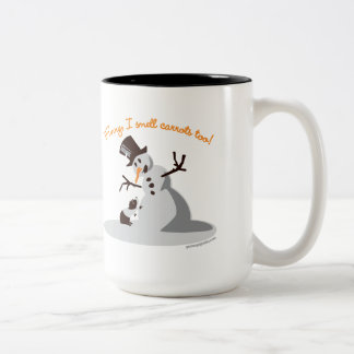 Funny, I Smell Carrots Too! Two-Tone Coffee Mug