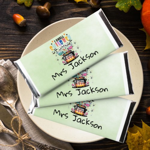 Funny I Smell Children English Teacher Halloween Hershey Bar Favors