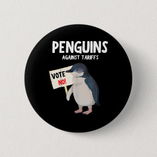 Funny I Stand With The Penguins, Penguins Against Button
