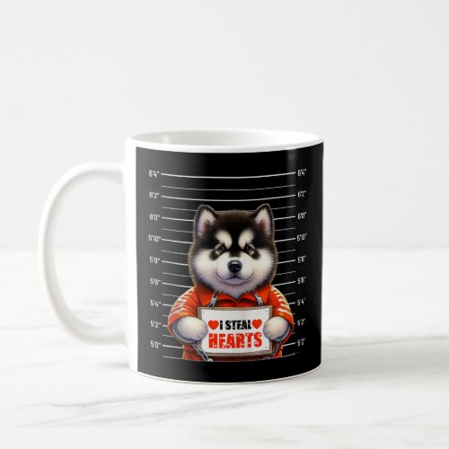 Funny I Steal Hearts Mens Womens Cute Dog Valentin Coffee Mug