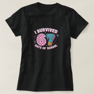 Funny I Survived 67 Days of School Donut 6 7 Meme T-Shirt