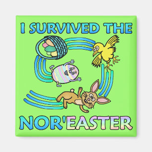 Funny I Survived the Nor'Easter Magnet