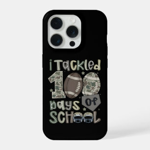 Funny I Tackled 100 Days School Football Kids iPhone 15 Pro Case