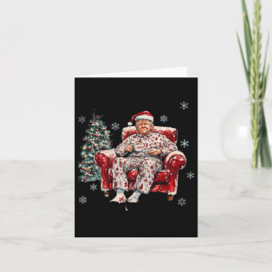 Funny I Will Be Home For Christmas Humorous Trump Card