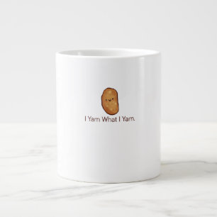 Funny I Yam What I Yam For Men Women Youth Giant Coffee Mug