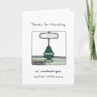 Funny IBS Card Lactose Intolerance Couple Joke