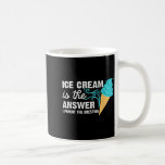 Funny Ice Cream Art For Men Women Kids Dessert Ice Coffee Mug