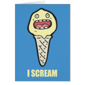 Funny Ice Cream Cone - I Scream For Ice Cream (Front)