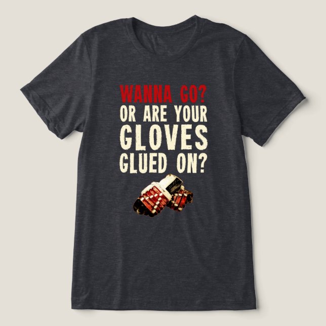 Funny Ice Hockey Enforcer T Shirt (Design Front)
