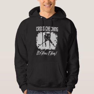 Funny Ice Hockey For Kids Boys Girls Cool Game Pla Hoodie