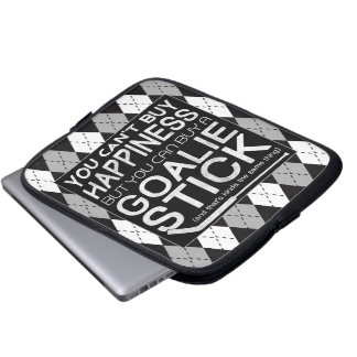 Funny Ice Hockey Goalie Laptop Sleeve