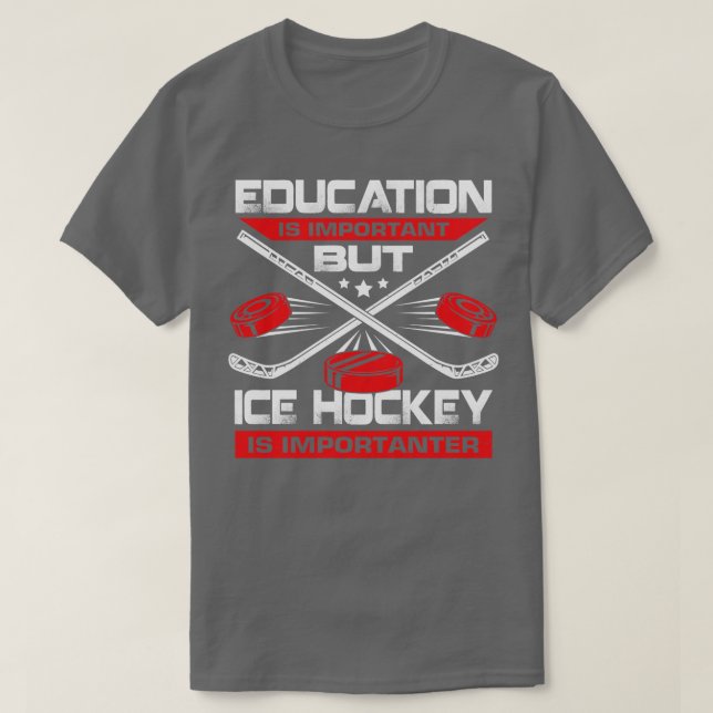 Funny Ice Hockey Player Gift 1 T-Shirt (Design Front)