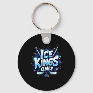 Funny Ice Hockey Quote Gift Kings Keychain