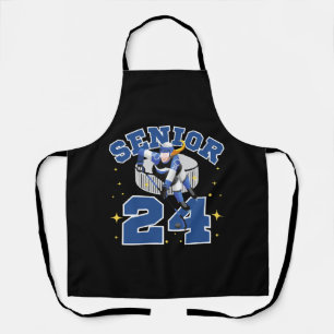 Funny Ice Hockey Senior 2024 Apron
