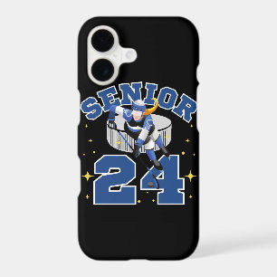 Funny Ice Hockey Senior 2024 iPhone 17 Case
