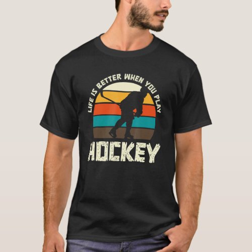 Funny Ice Hockey Sports T_Shirt