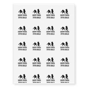 Funny Ice Hockey Temporary Tattoos