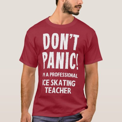 Funny Ice Skating Teacher T_Shirt