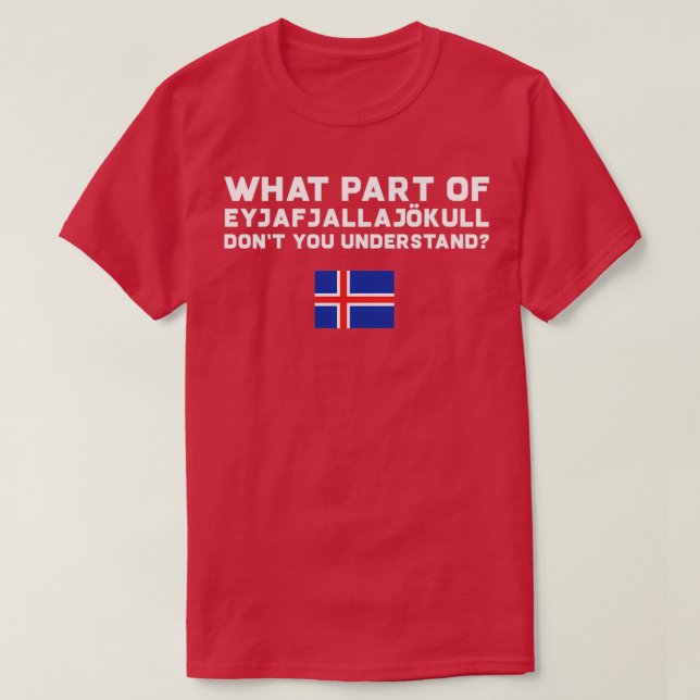 Funny Iceland T-Shirt (Design Front)